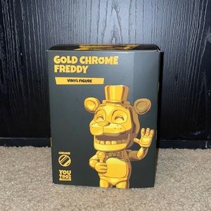 Extremely Rare Gold chrome Freddy Youtooz Figure